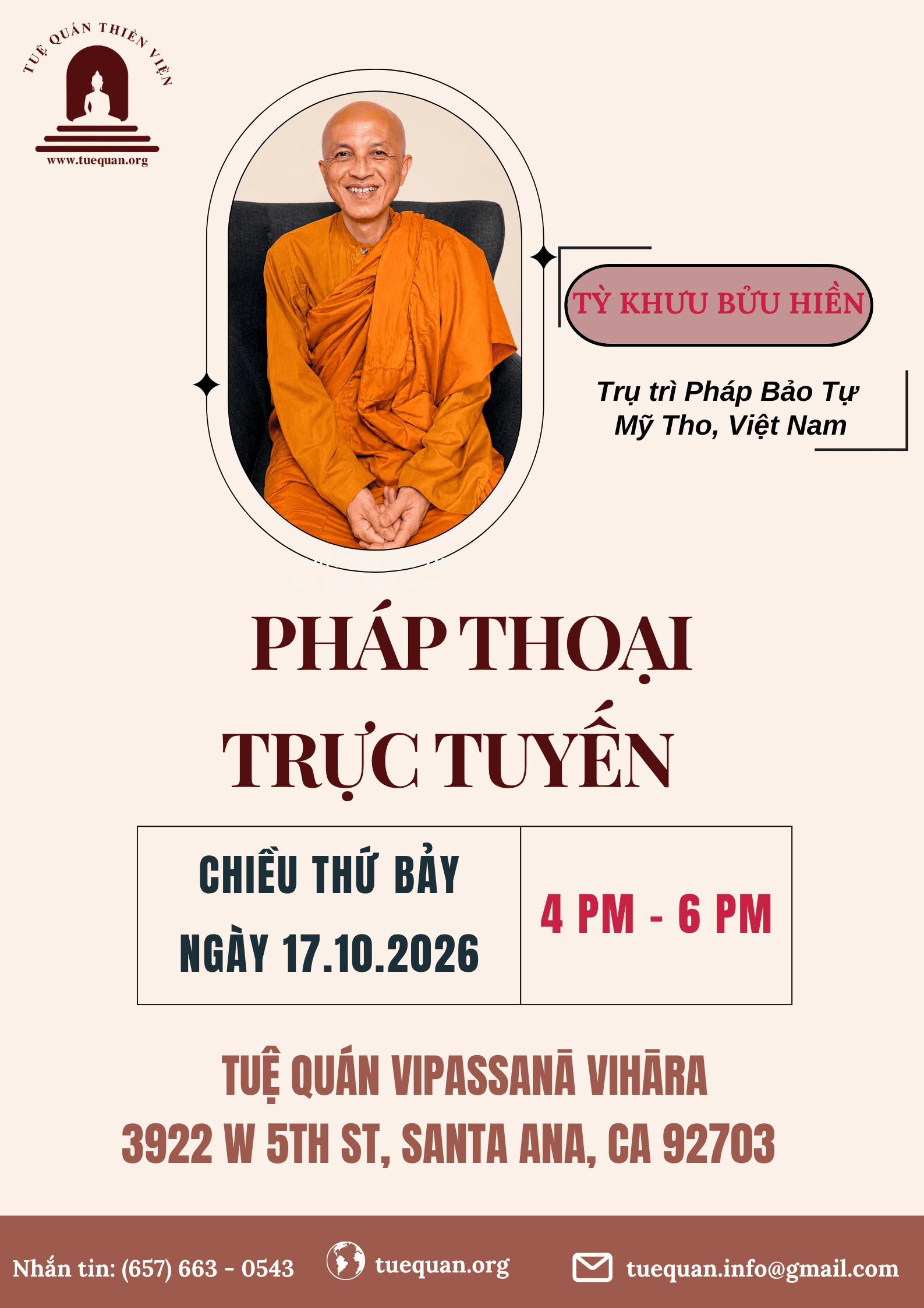Pháp Thoại Trực Tuyến