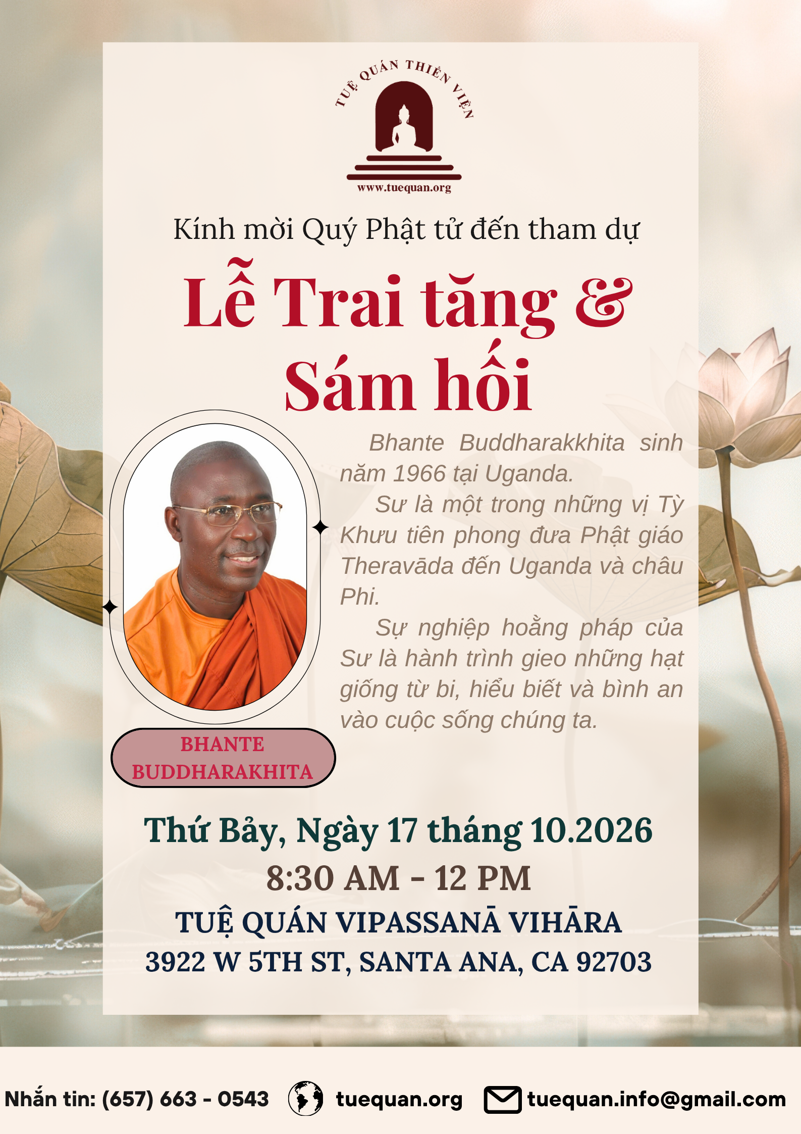 Trai Tăng & Sám Hối
